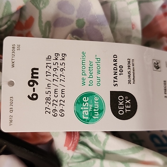 Carter's Child of Mine Baby Girl Dress, 2-Piece Set, 6-9 months - Picture 6 of 15